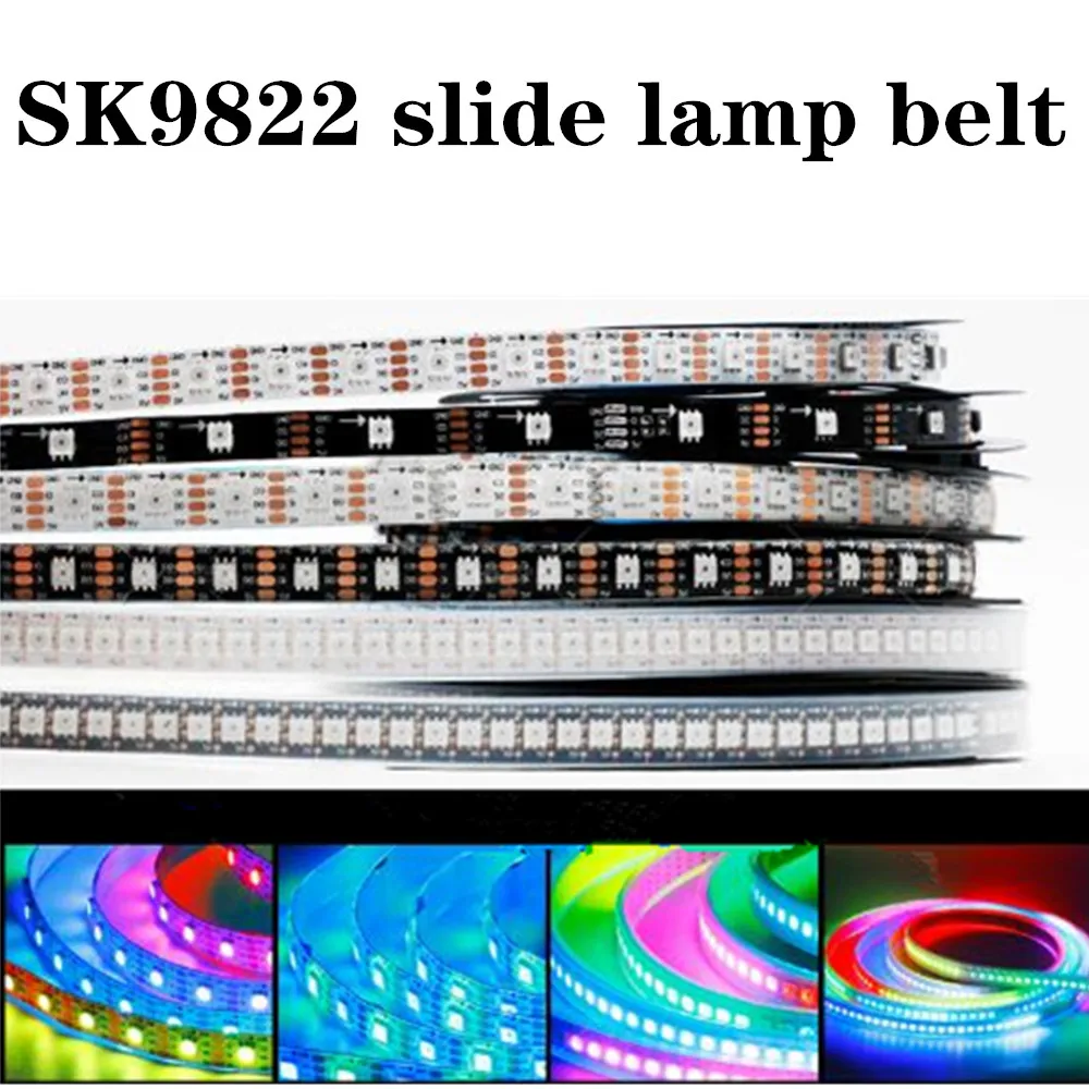 

SK9822 RGB Led Strip Light Similar APA102 1m 5m 30 60 144 LED DATA and CLOCK Separately Individually Addressable IP30 65 67 DC5V