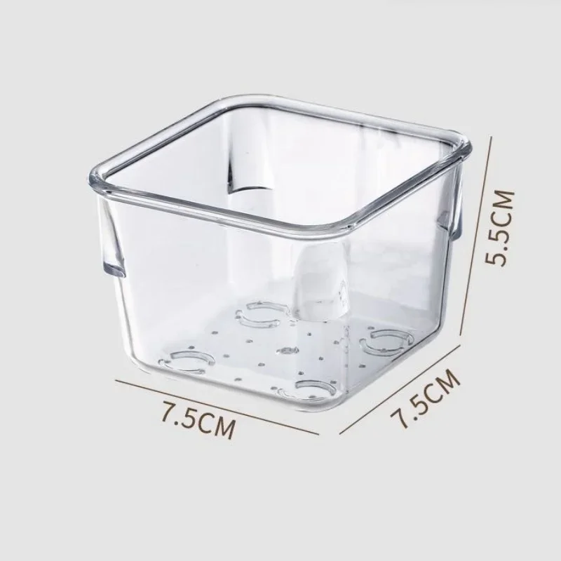 Clear Drawer Organizers Plastic Makeup Dividers Storage Box Dresser Office Desk Drawer Separator Cosmetic Kitchen Home Organizer