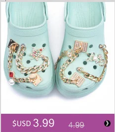 High Quanlity Women Croc Charms Shoes PVC Butterfly Decaration Kid's Gift Accessories Diamonds Dope Black Girl Magic BLM Buckle