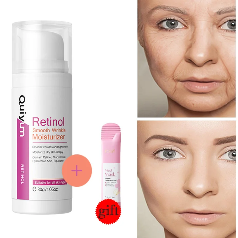 

Anti-Wrinkle Facial Cream Retinol Whitening Cream Anti Aging Fade Fine Lines Lifting Face Cream Firming Skin Moisturizing Lotion