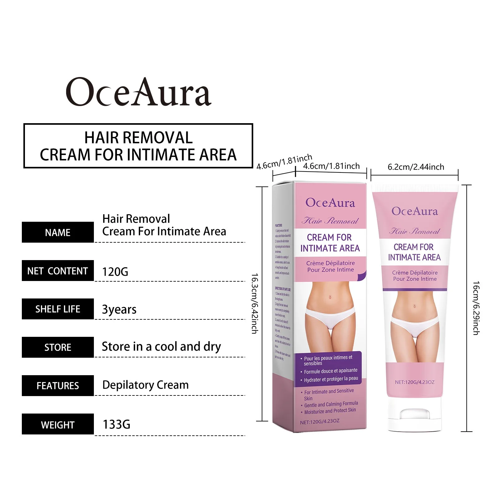 Sensitive Skin Hair Removal Cream 3