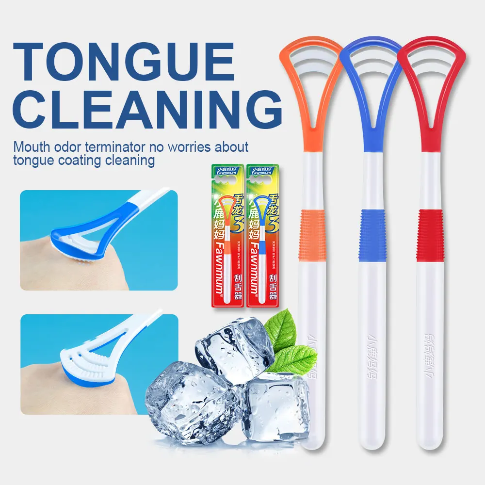 1PC Tongue Brush Cleaning Tongue Surface Oral Cleaning Brushes Tongue