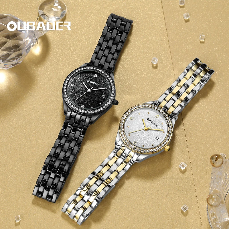 

OUBAOER new 2024 trend fashion models classic series multi-function quartz movement wristwatch ladies quartz watches