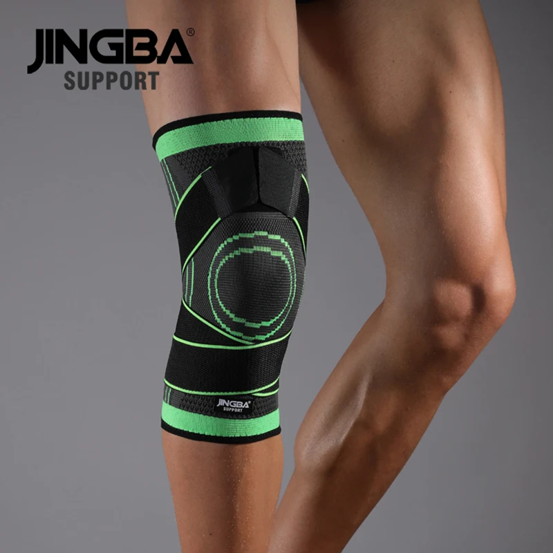 JINGBA SUPPORT Hot Outdoor Sports Knee Protector Volleyball Basketball Knee Pads Brace Support Protector Safety Bandag