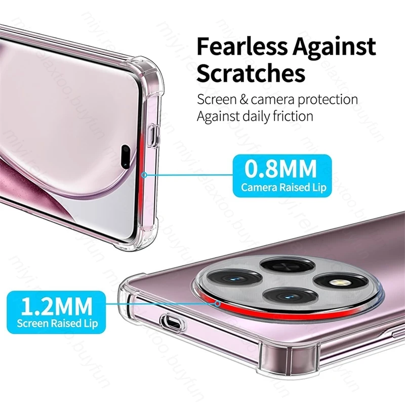 Ultra-Thin Clear Shockproof Silicone Case - Transparent Shell Cover