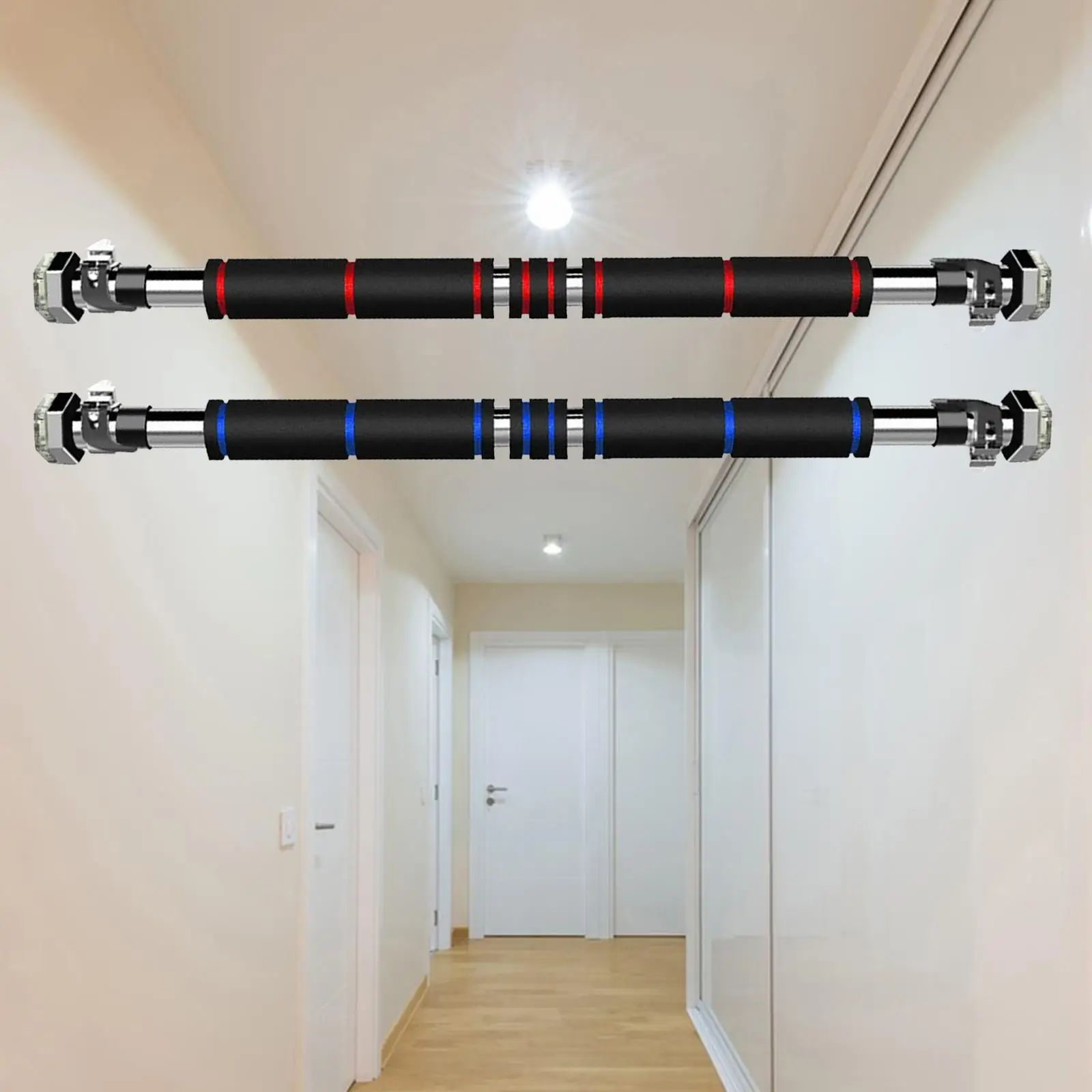 Pull up Bar No Screws Doorway Chin up Bar Door Horizontal Bar 31.5 to 51.2