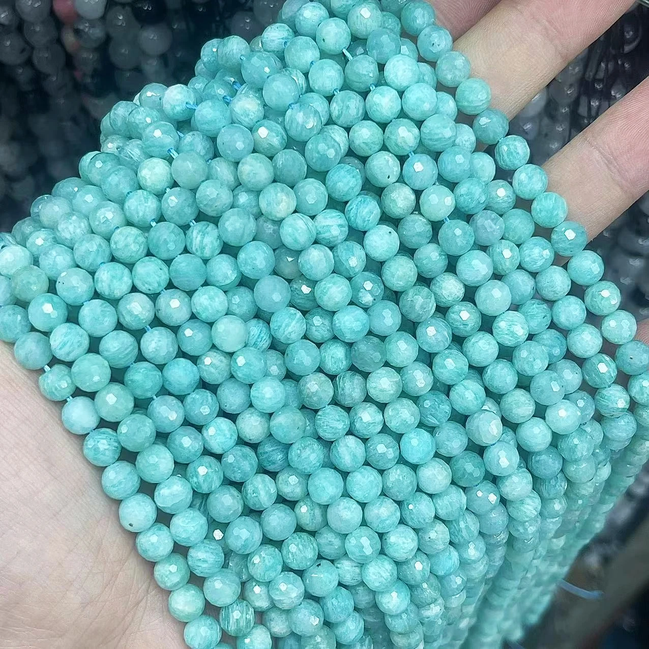 Natural Stone Smooth Round Flash Sunstone Loose Beads, Moonstone Quartzs Beads, Genuine Gems Beads For DIY Jewelry Making,10mm