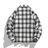 Plaid Jacket Men Plus Size 8XL 9XL Jacket Coat Spring Autumn Plaid Coat Male Fashion Casual Button Jackets Outerwear 3