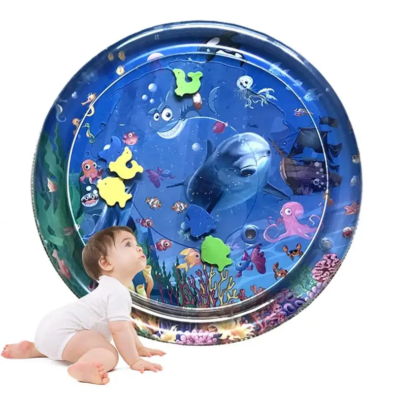 

Inflatable Water Play Mat Exquisite Toddler Crawling Pads Play Time Mats Food-Grade Kids Water Crawling Mat Inflatable Water Pla