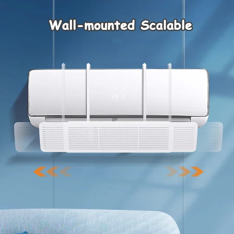 Air Conditioning Wind Shield Infant Anti Direct Blowing Scalable Adjustable Wind Guide Cover Outlet Baffle Dust Cover