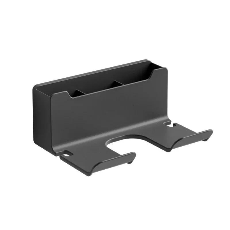 1 Pcs Hair Dryer Holder Wall Dryer Cradle Straightener Stand Hairdryer Organizer Box Plastic Hair Dryer Stand Bathroom Organizer 6