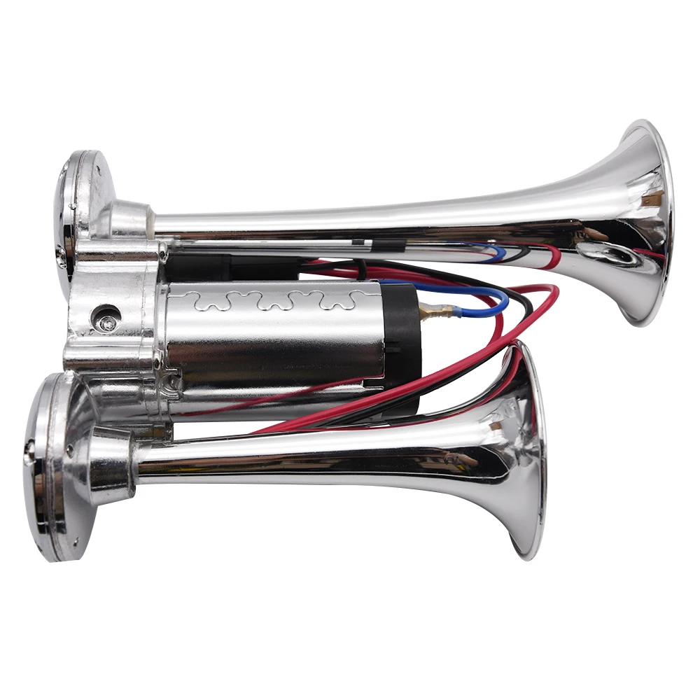 12V Vehicle Horns 150DB Air Horn Kit For Cars & Trucks - 12V Loud Train Horn With Compressor Motorcycle Air Horn - View #5