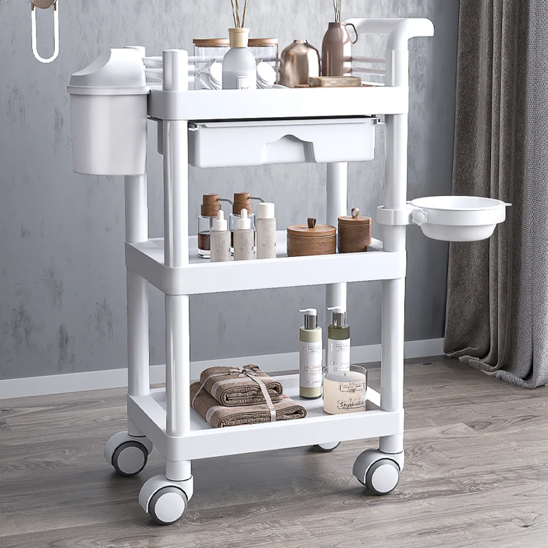 Barbiere Rolling Salon Trolley Ruote Per Capelli Attrezzature Per Carrelli Per Saloni Cosmetici Beauty Carrello Portategetti Salon Furniture Rr50St