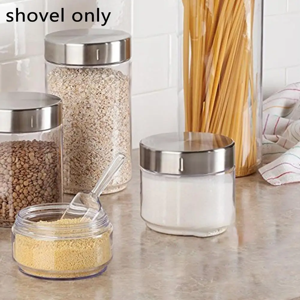 Mini Plastic Ice Shovel kitchen scoop Kitchen Tools Flour Food Shovels Measuring Ice Scoops Scoop Cream Candy 14cm N5W6