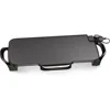 22-inch Electric Griddle With Removable Handles, Black,easy cleaning and compact storage,Slide-out drip tray removes 2