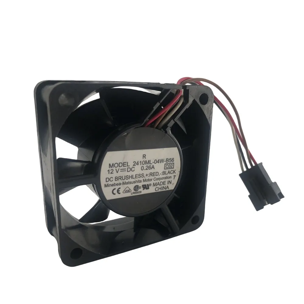 

New original 6CM 6025 12V0.26A 4-wire cooling fan 2410ML-04W-B56