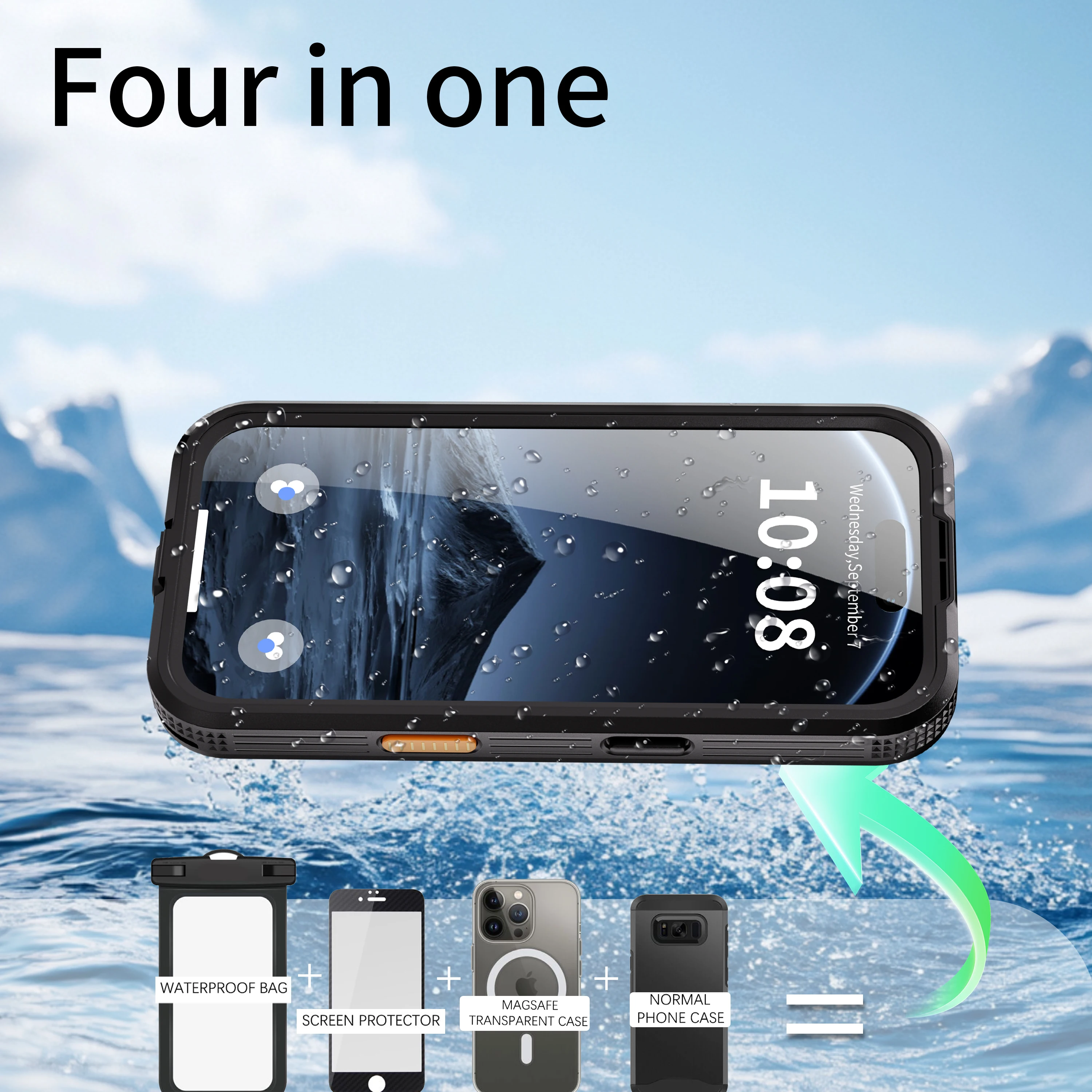 Shellbox Magnetic Shockproof Dustproof Waterproof Phone Case - Durable Protective Cover