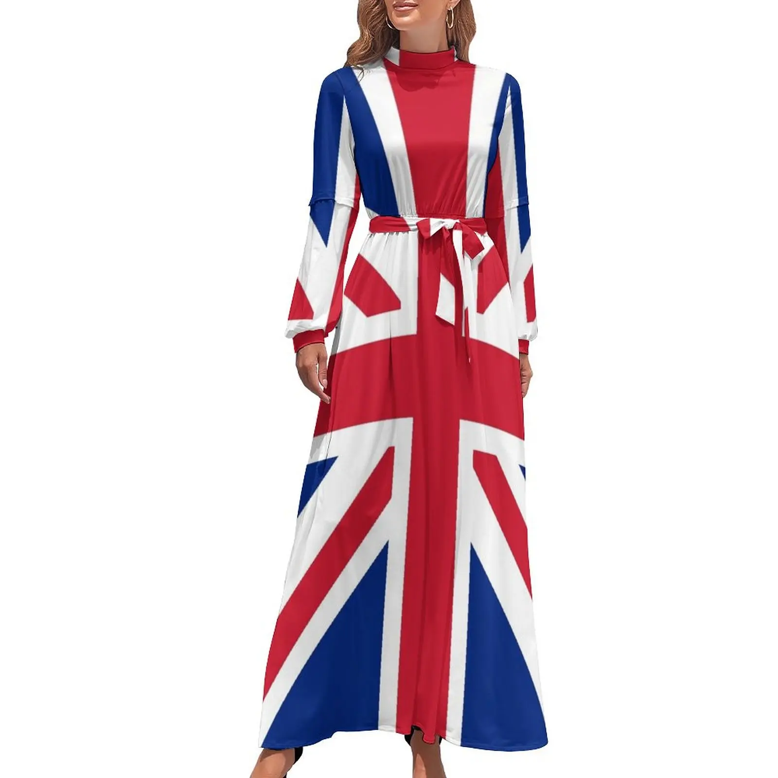 Bandera: Reino Unido Vestido largo vestidos largos para mujer Ropa de playa Vestidos elegantes
