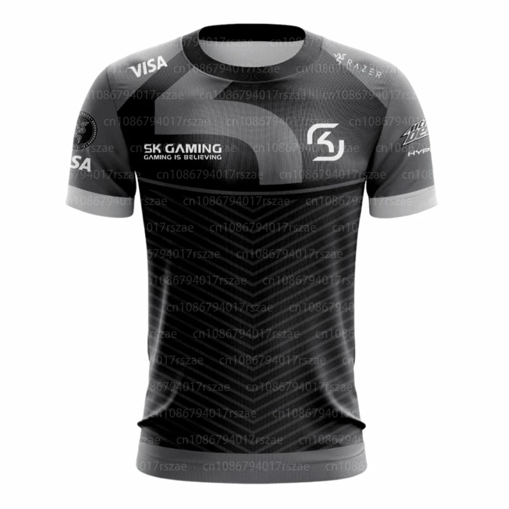 

Player Game Jersey Uniform SK Gaming The Dream Short Sleeve T-shirt Men Esport Team Fans Summer Tops