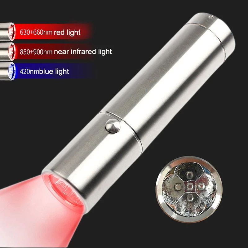 Joint Pain Portable Led Near Infrared Infra 850nm Handheld Medical Lamp 630nm 660nm Red Light ...