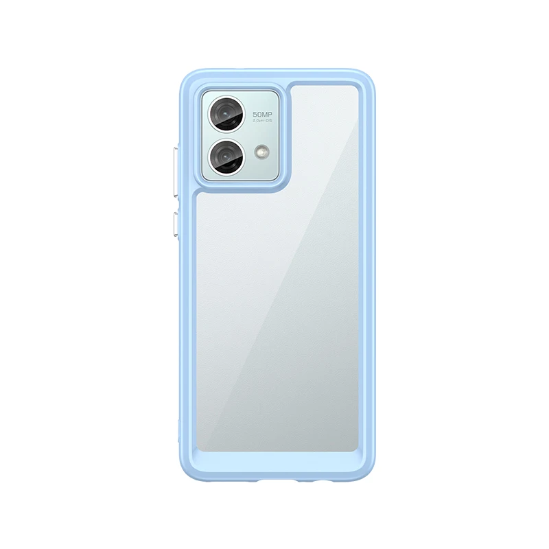 Motorola Moto G84 5G Funda Colgante transparente con cordón color