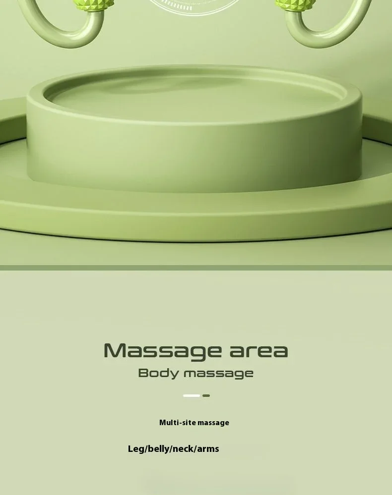 Massageador circular de 9 rodas para pernas e alongamento_voghion.com