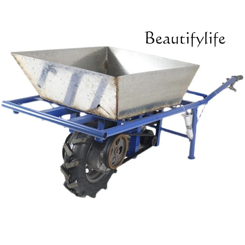 

Wheelbarrow Agricultural Climbing Two-Wheel Orchard Truck Gasoline Trolley