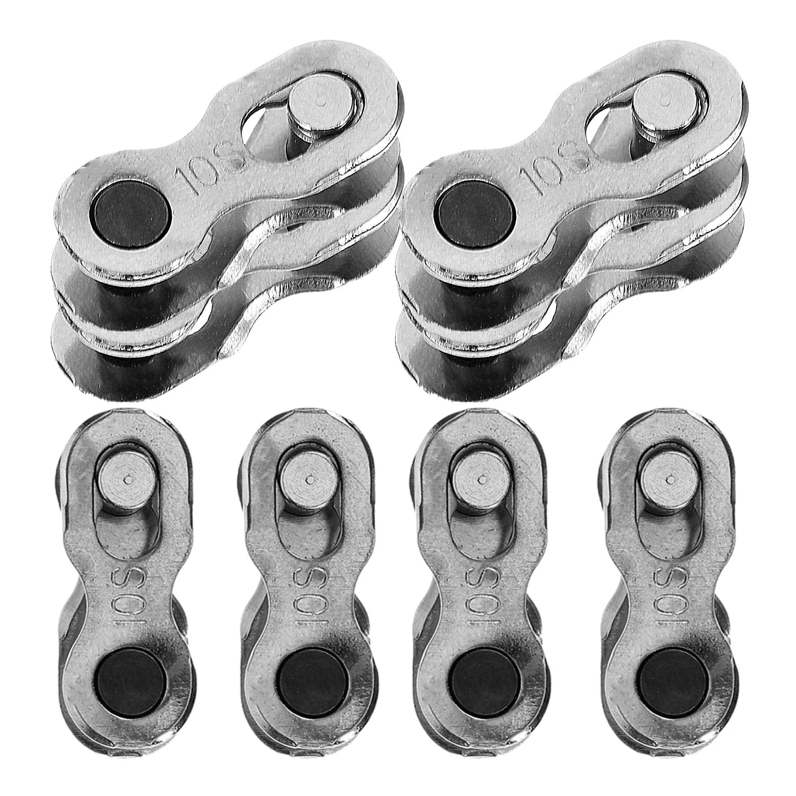 

8 Pcs Chain Buckle Bike Supply Iron Electric Replace Joint Buckles Connecting Alloy Professional