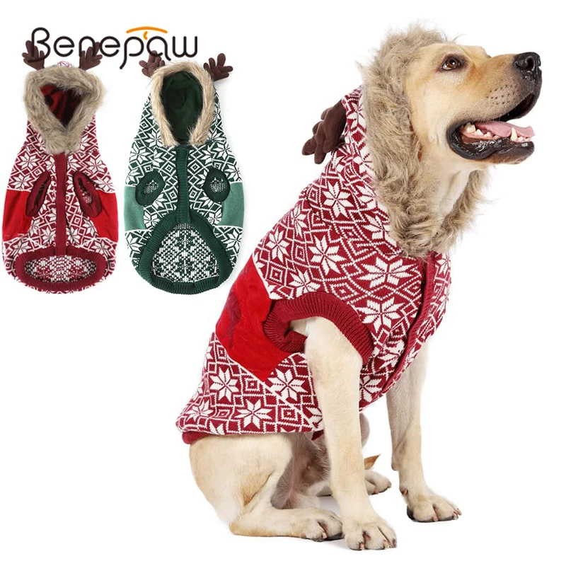 Large Dog Christmas Sweater atelieryuwa.ciao.jp