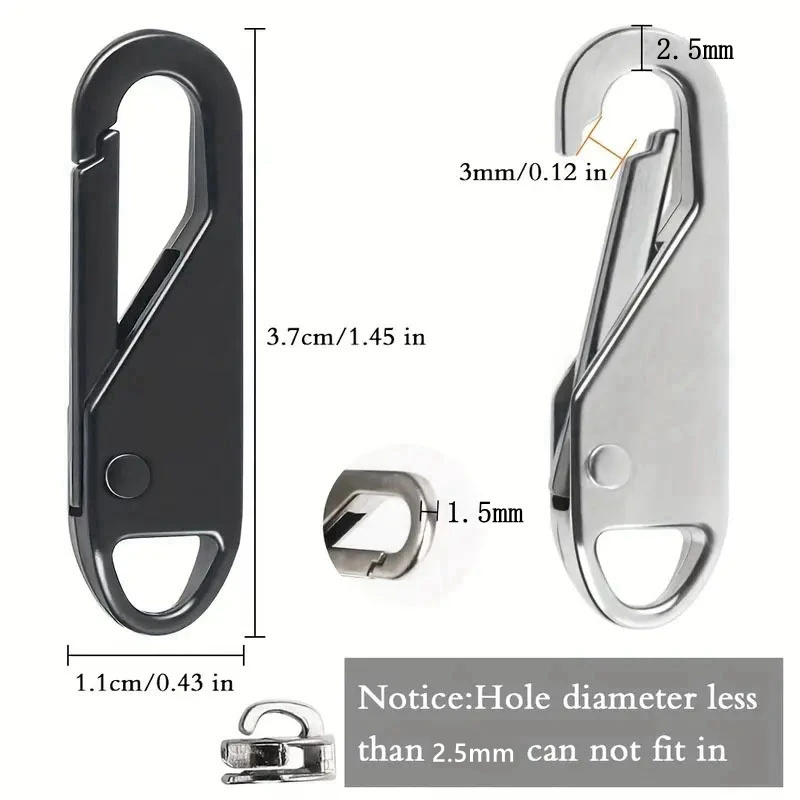 Рисунок 6 - Металлическая застежка-молния 10 шт.