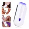 Portable Electric Epilator With Blue Light Painless Hair Removal USB Rechargeable Women Body Face Leg Bikini Shaver Hair Trimmer 2