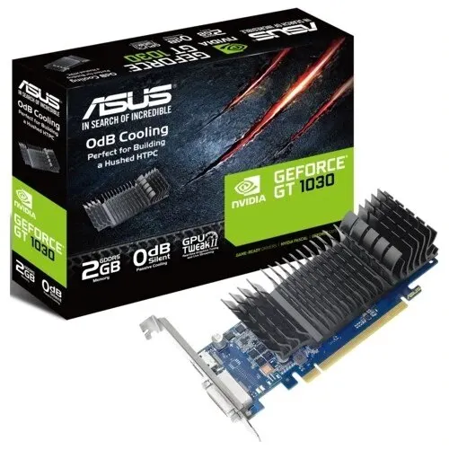 Asus NVIDIA GeForce GT 1030 SL-2G-BRK 2 Гб 64 бит GDDR5 карта дисплея 6008 МГц. Intel®Ядро™I5' 5 раз более