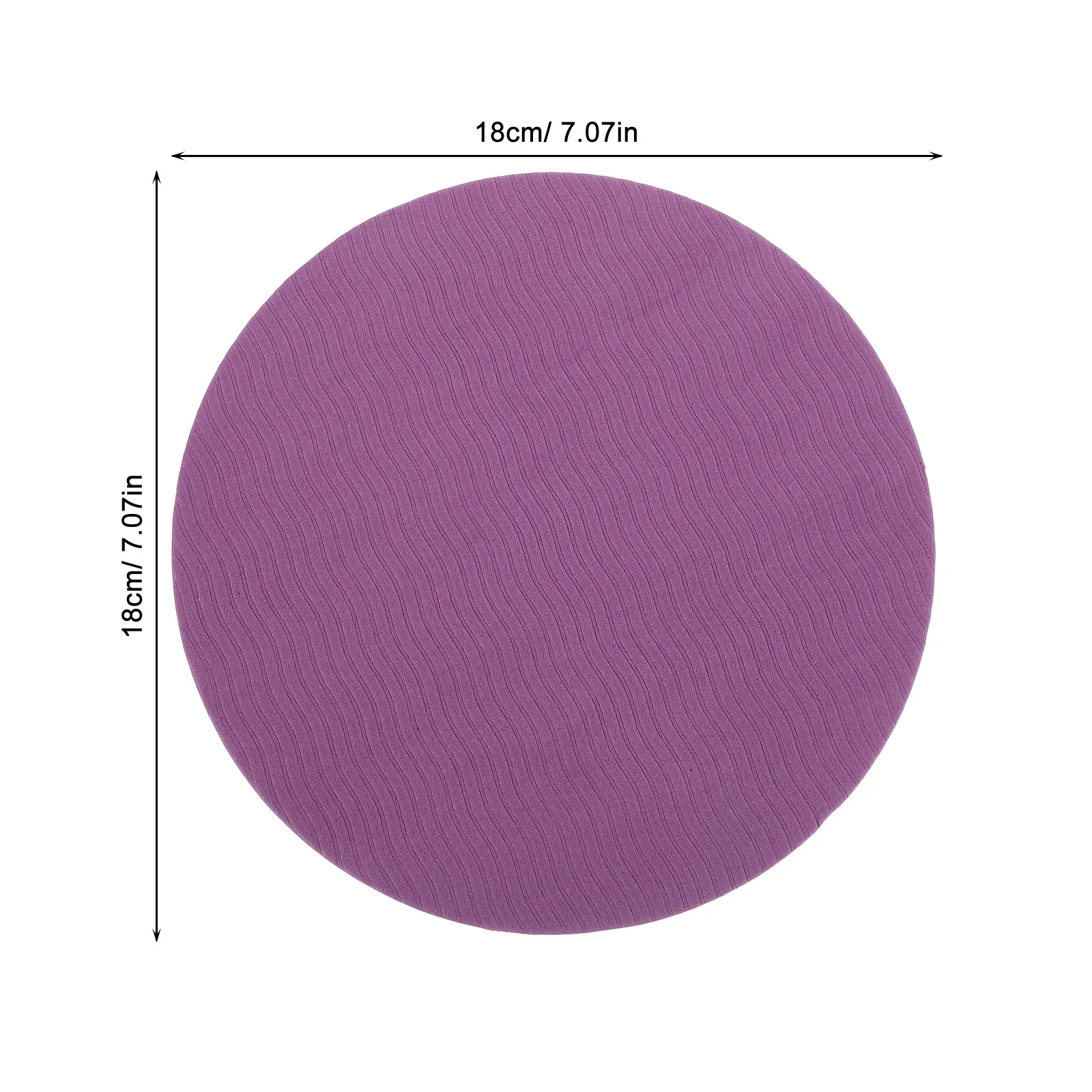 2Pcs 두꺼운 요가 무릎 패드 필라테스 요가 댄스 가드닝 체육관 운동 팔꿈치 지원을위한 미끄럼 방지 실리콘 바닥 무릎 꿇기 매트