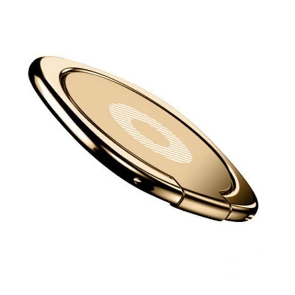 Ultra-Thin Rotatable Metal Phone Ring Holder - Universal Desktop Stand and Finger Grip