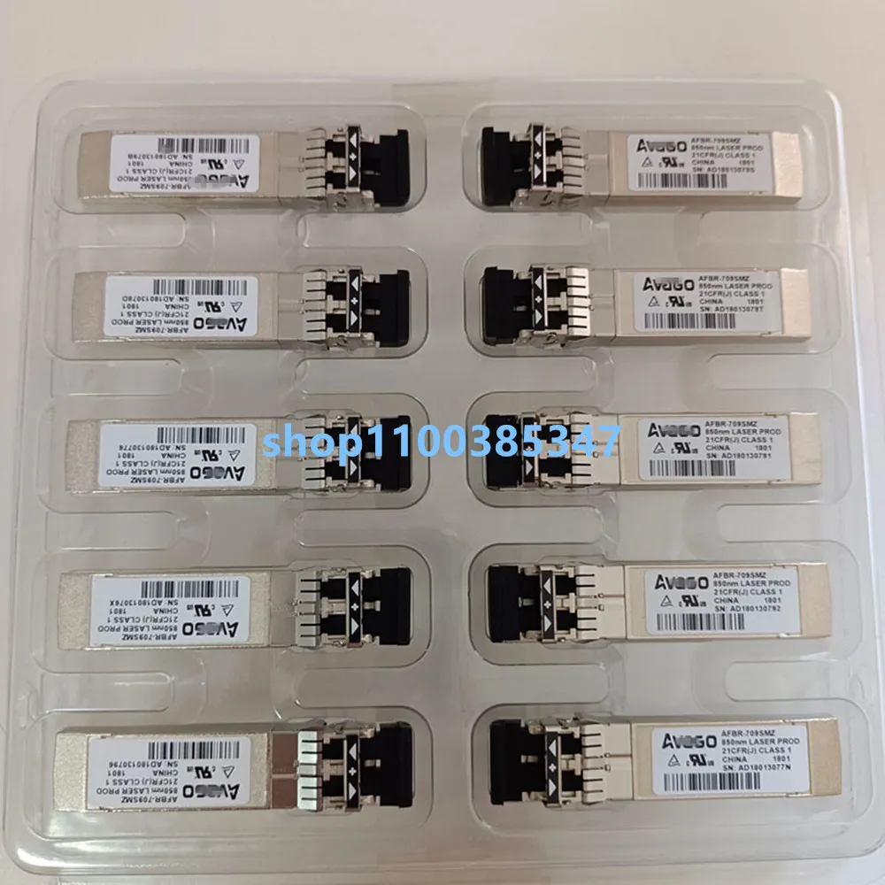 1PCS avago transceiver 10g sfp/AFBR-709SMZ/10G 850nm lc-lc sfp switch/10G network adapter general sfp/10g sr fiber/avago 10g sfp