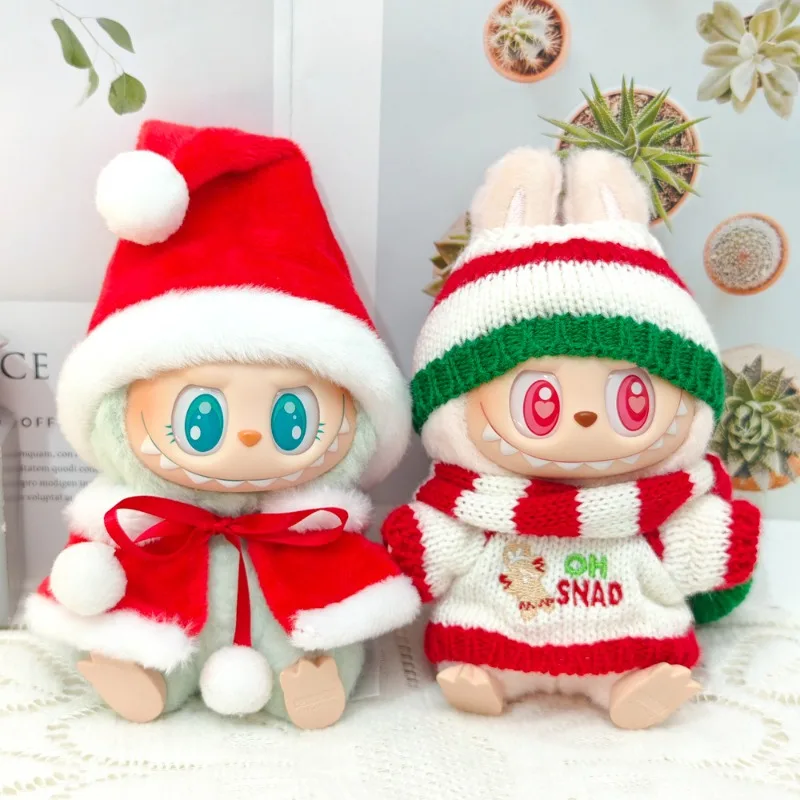 Traje navideño de Labubu