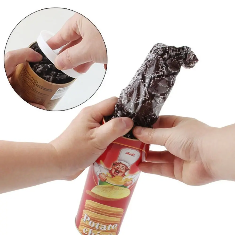 

Spoof Jokes Reusable Fake Snake Toys Jump Magic Tricks Spring Snake Prank Trick Funny Toys Party Decoration Popcorn Can