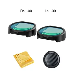 VR Prescription Lenses with Anti-Blue Light and Quick-Release Protective Frame (-1.00D)
