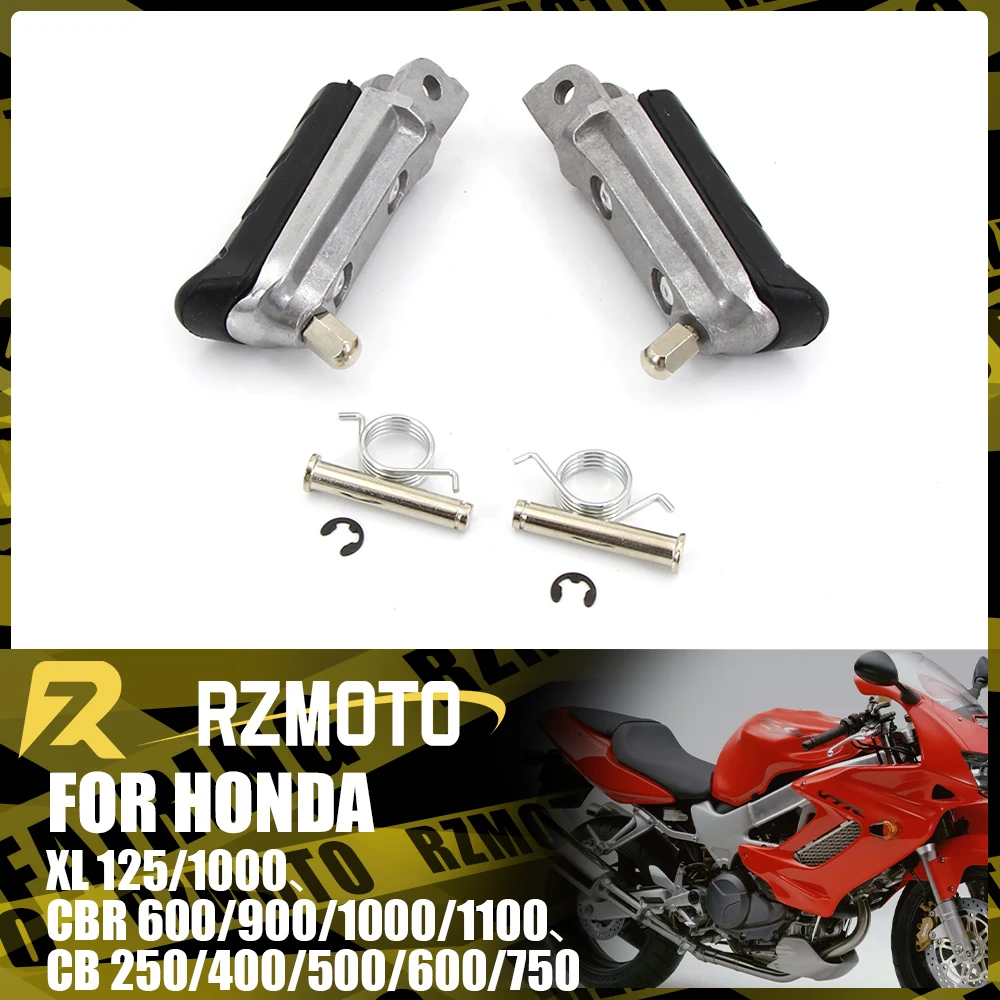 Motorcycle Front Footrests Foot Peg Pedal Foot Rest Accessories for HONDA CB400 NT 400 CB500 CB600 XL 125 CB 250 CBF 500 motorcycle accessories motorcycle foot pedals motorcycle footrests