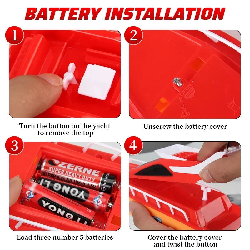 Wireless Remote-controlled Boat Toy