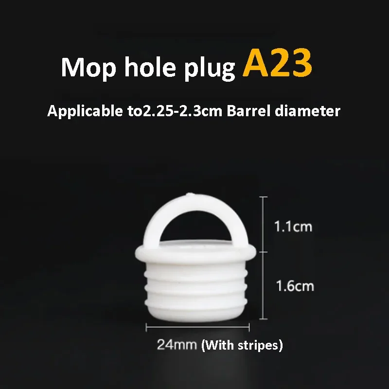5 Tappi Di Scarico Per Secchio Mop - Gomma Per Fori Da 22mm, Chiusura Ermetica - Foto 5