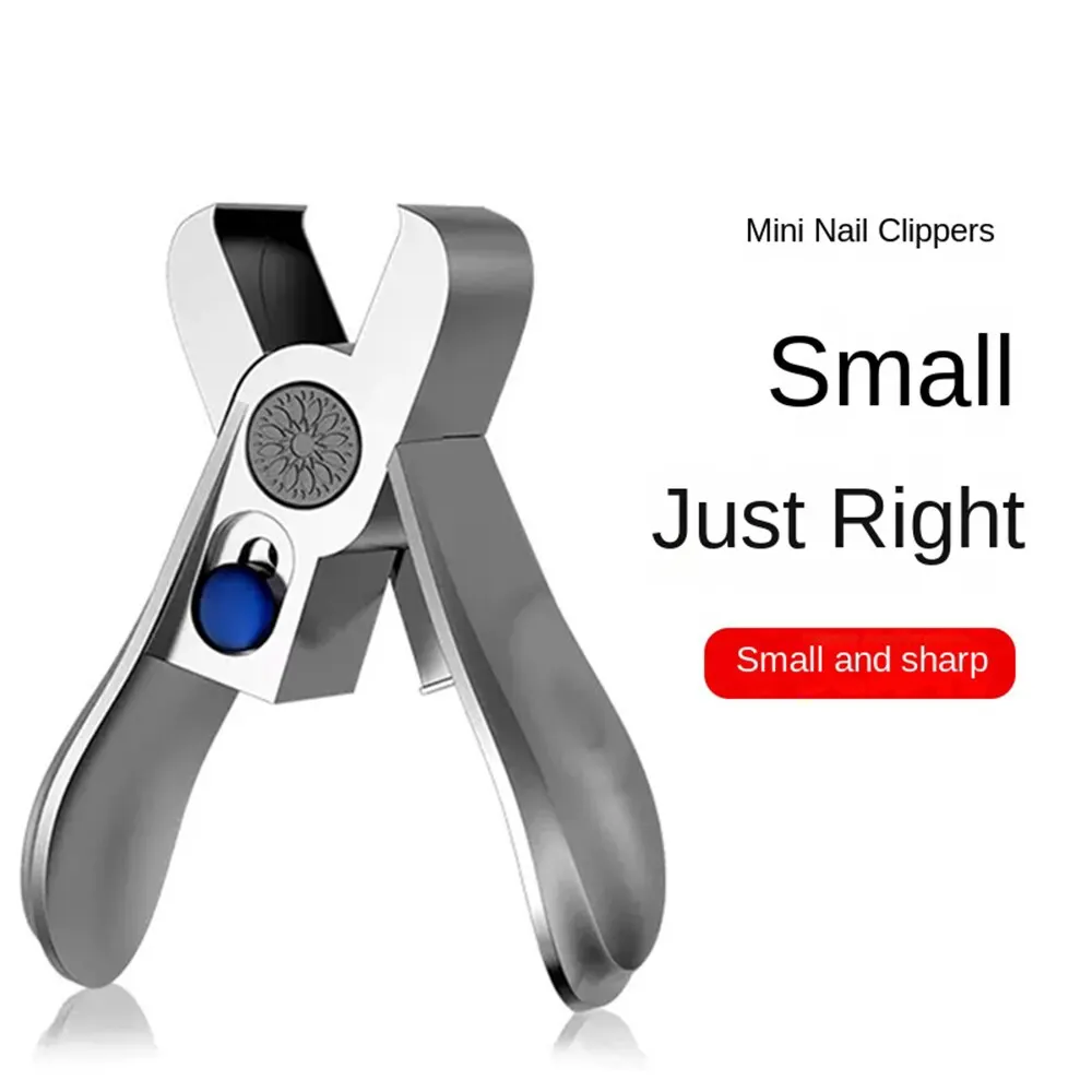 Professional Mini Nail Clippers Stainless Steel Large Opening Manicure Fingernail Cutter Ingrown Toenail Scissors