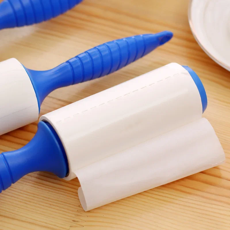 Lint Roller 1 Roll 50 Sheets With Handle Brush Dust Remover Sticky Clothes Pet Dog Hair Fabric Fluff Cleaner Accessories
