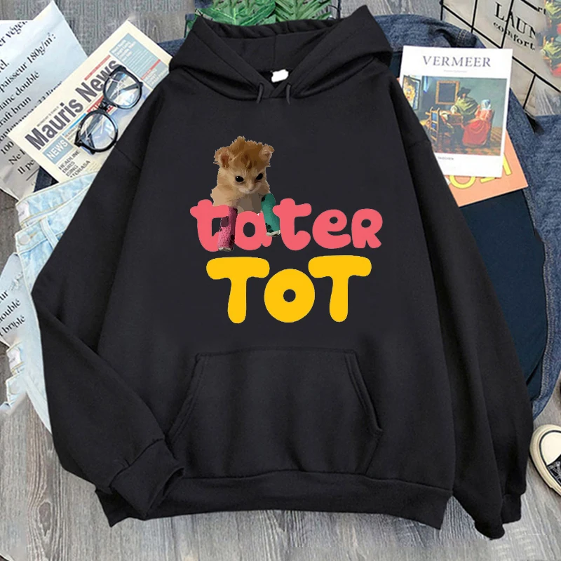 

Tater Tot Hoodies Spring/Autumn Women Aesthetic Clothes Unisex Fashion Casual Men Sweatshirt Funny Hoodie Harajuku Sudaderas