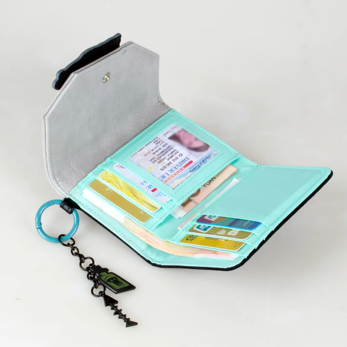 Disney the Nightmare before Christmas Embossed Wallet Fashion Personalized Card Holder Coin Purse