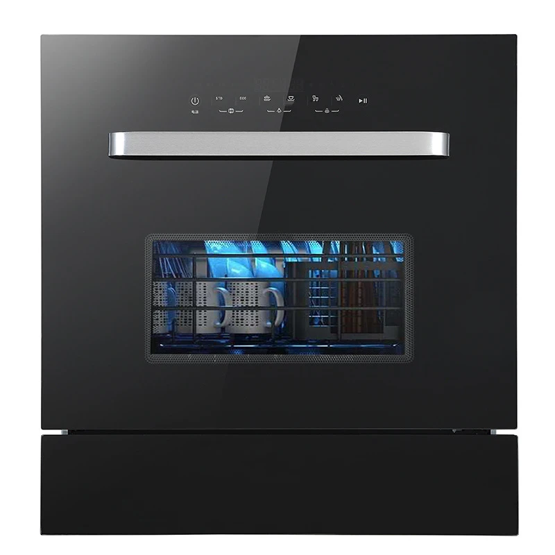 Dish Washer Home European Standard Built-in Kitchen  8 Sets of Tableware Automatic Countertop Dishwasher 595*495*625mm 2