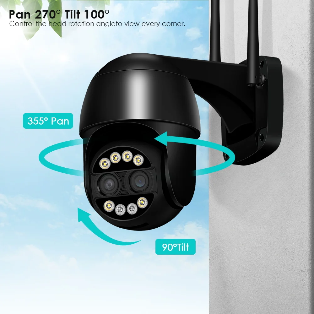ANBIUX 8MP PTZ IP Camera 8x Zoom Dual-Lens Human Detect CCTV Camera 4MP Smart Home Outdoor Wifi Surveillance Camera ICSEE 5 ANBIUX 8MP PTZ IP Camera 8x Zoom Dual-Lens Human Detect CCTV Camera 4MP Smart Home Outdoor Wifi Surveillance Camera ICSEE - Image 5