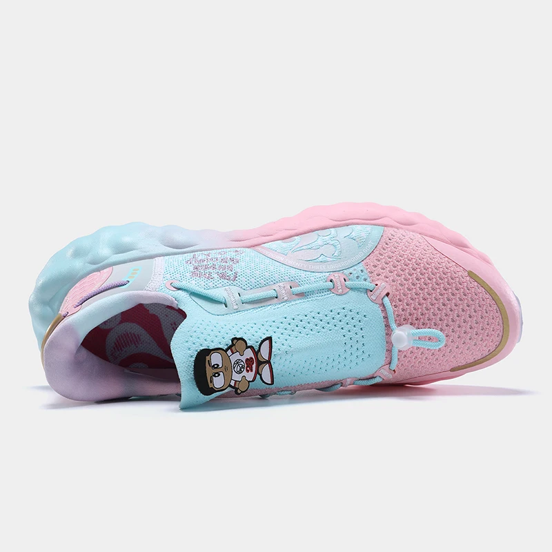 PEAK Men Running Shoes Sneakers Breathable Cushioning Non-slip Lightweight Jogging Yoga Training Shoes Outdoor Casual ET14991H