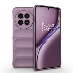 Shockproof Soft Silicone Protective Bumper Case in Rubber - OnePlus 11R (Purple)