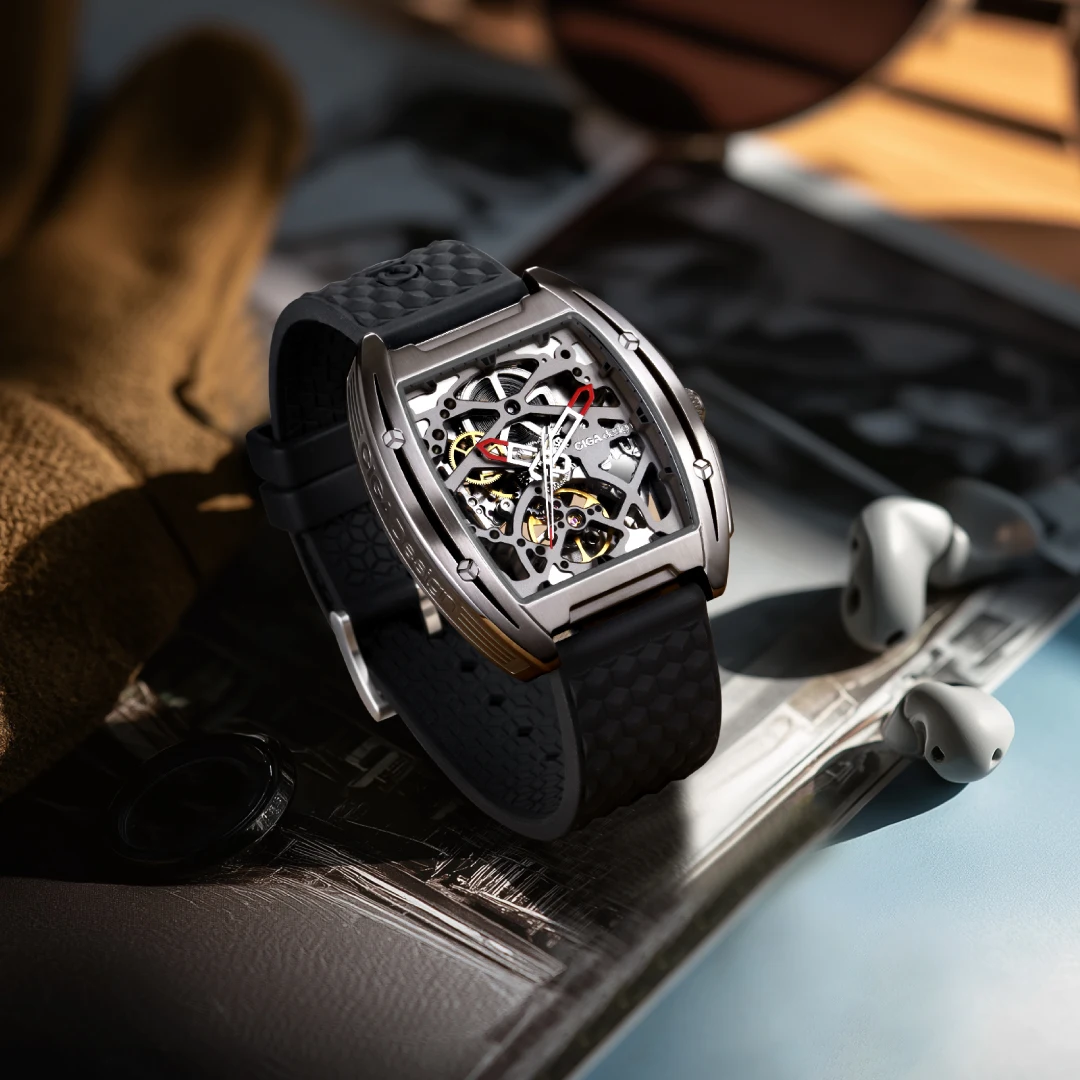 CIGA DESIGN スケルトン自動巻き腕時 Zシリーズ Amazon.com: CIGA Design Skeleton Watch Z Series Titanium